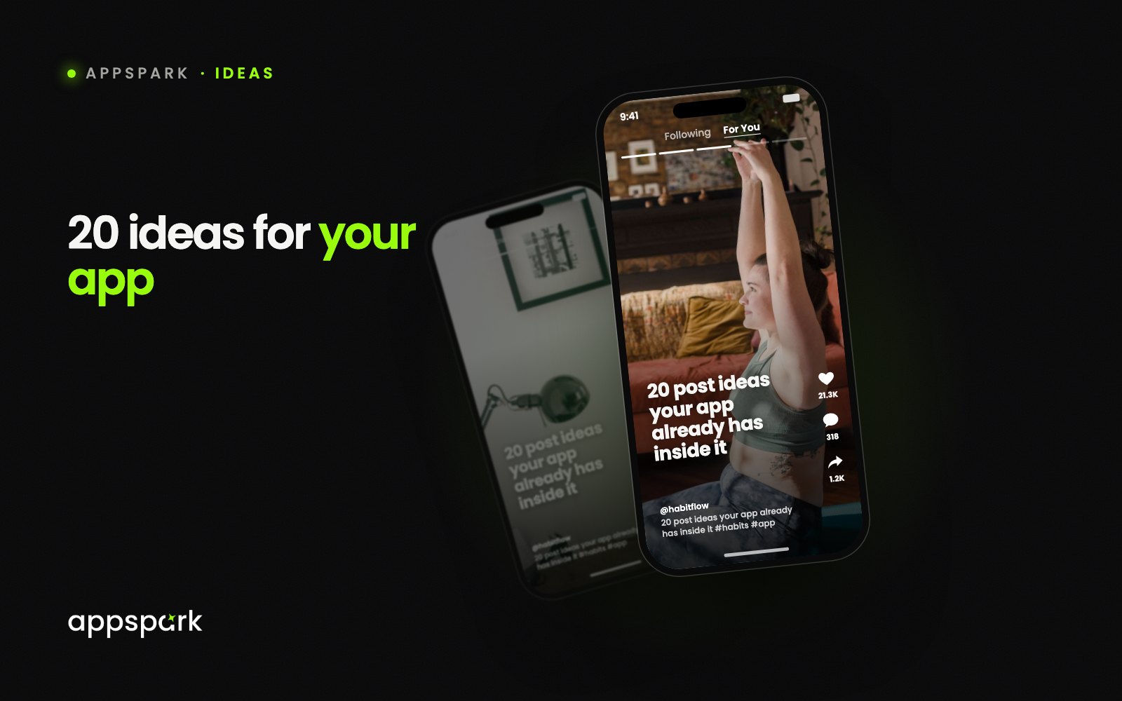 Slideshow post ideas laid out on a phone